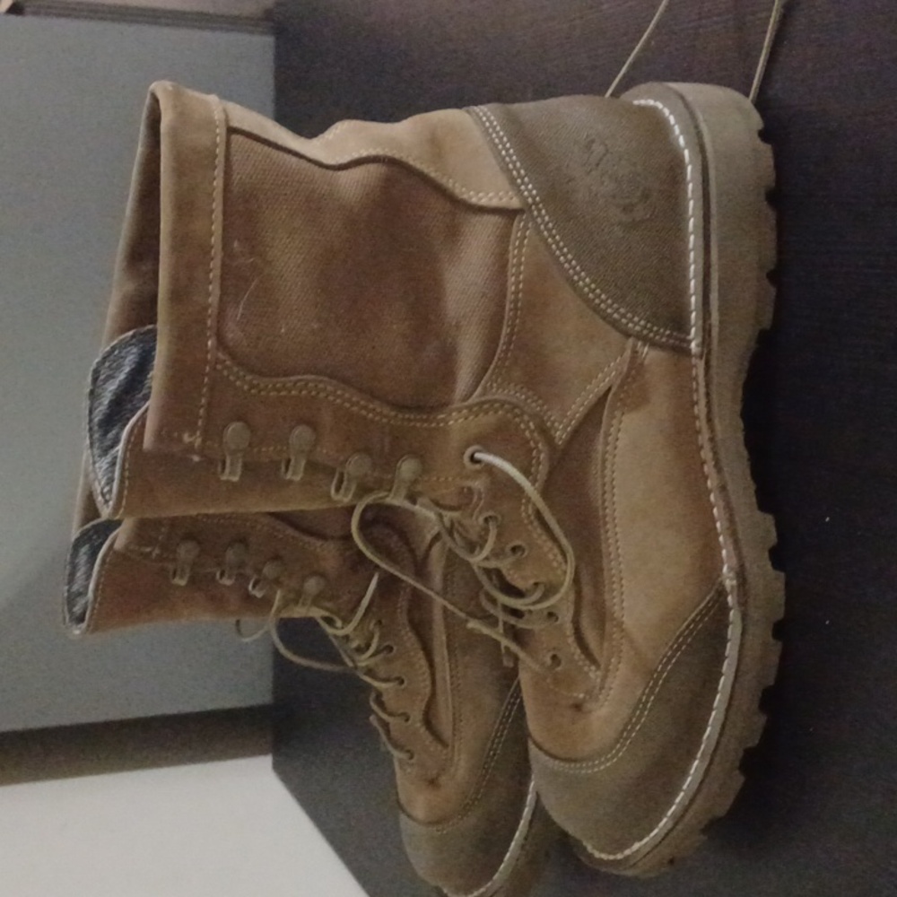 USMC Desert RAT Boots size 11.5W Leather, nubuck, cordura